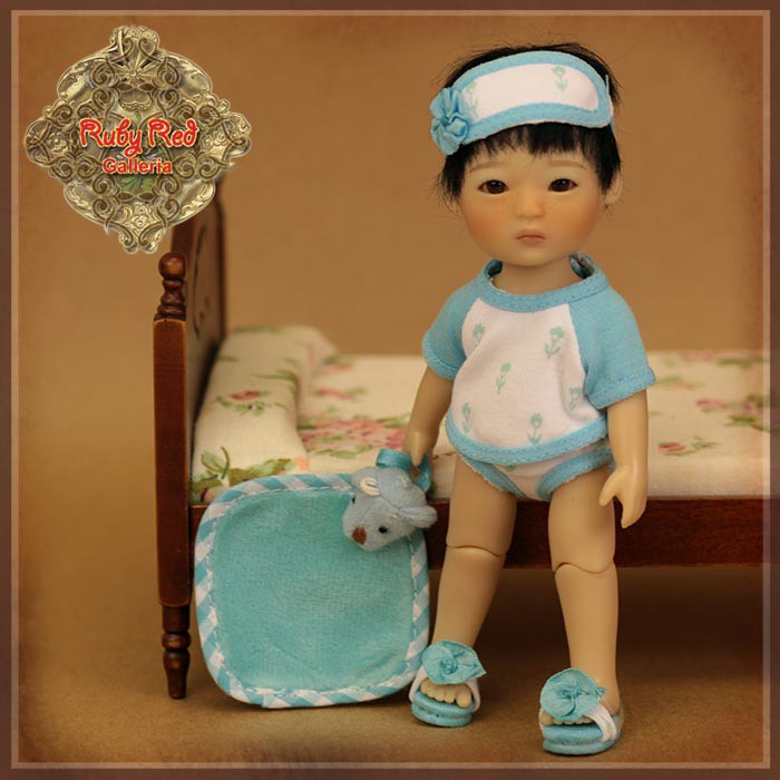 5.5" Shan Blue Sleepwear Outfit (HC0081A)
