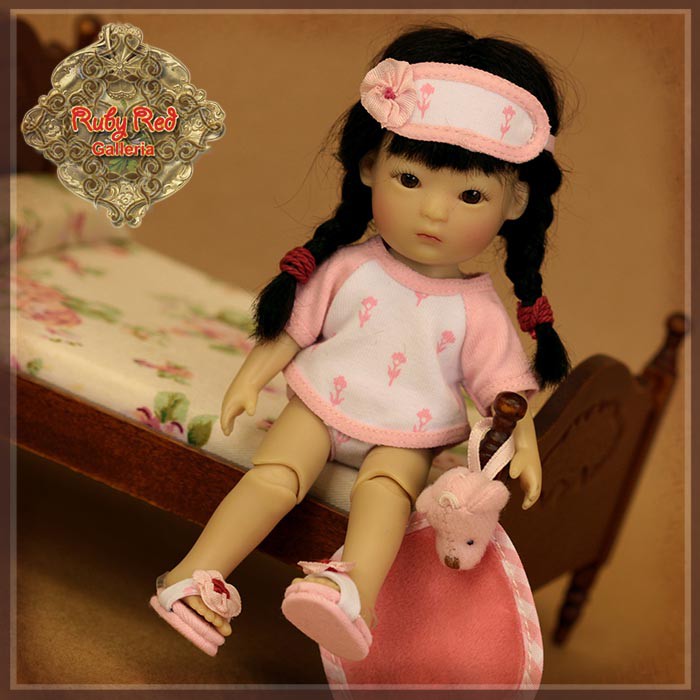 5.5" Yu Ping Pink Sleepwear Outfit (HC0081B)