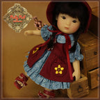 5.5" Yu Ping Red Blue Outfit (HC0092A)