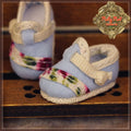 Blue Fabric Shoes for 5.5" Dolls (HH0037A)