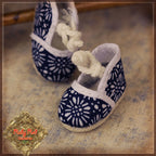 Blue Printed Shoes for 5.5" Dolls (HH0044A)