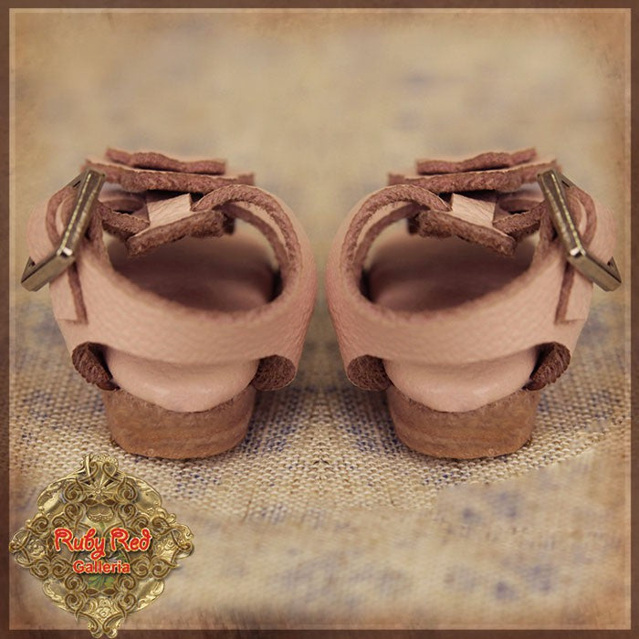 Pale Pink Sandals for 5.5" Dolls (HH0045A)