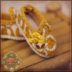 Yellow Fabric Shoes for 5.5" Dolls (HH0051A)