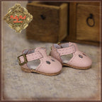 Pink Leather Shoes for 5.5" Dolls (HH0054A)