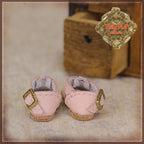 Pink Leather Shoes for 5.5" Dolls (HH0054A)