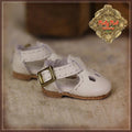 White Leather Shoes for 5.5" (HH0055A)
