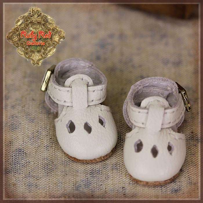 White Leather Shoes for 5.5" (HH0055A)