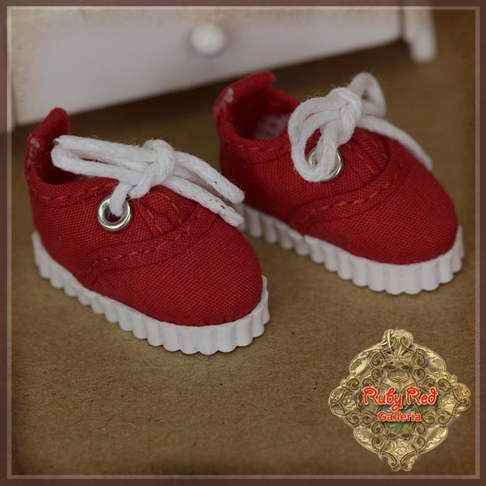Red Sneakers for 5.5" Dolls (HH0062B)