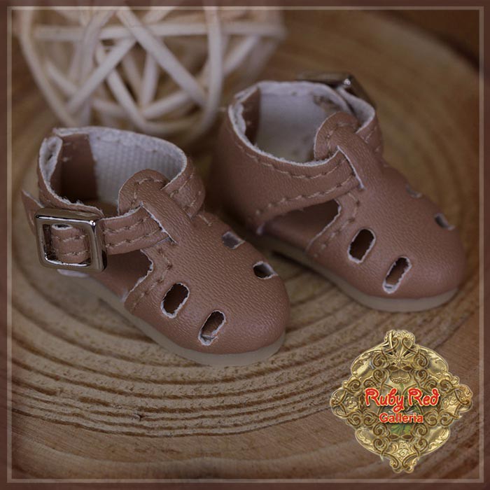 Brown Shoes for 5.5" Dolls (HH0064A)