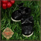 Black Bow Shoes for 5.5" Dolls (HH0079A)