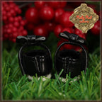 Black Bow Shoes for 5.5" Dolls (HH0079A)