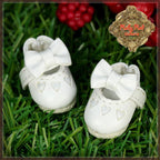 White Bow Shoes for 5.5" Dolls (HH0080A)