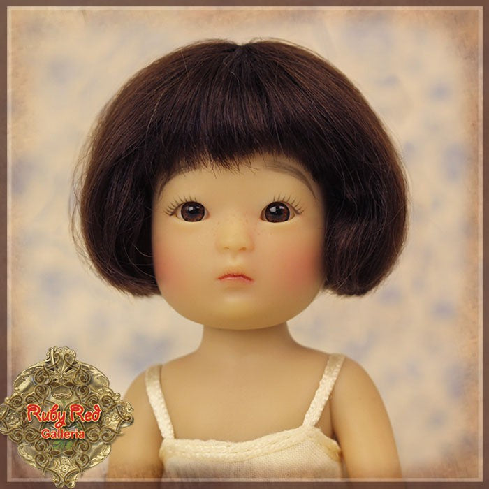 Brown Mohair Wig for 5.5" Dolls (HD0012A)