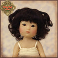 Dark Brown Mohair Wig for 5.5" Dolls (HD0017A)