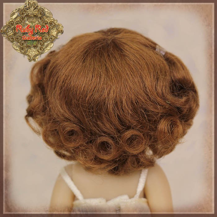 Brown Mohair Wig for 5.5" Dolls (HD0031A)