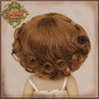 Brown Mohair Wig for 5.5" Dolls (HD0031A)