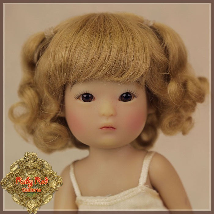 Blonde Mohair Wig for 5.5" Dolls (HD0031B)