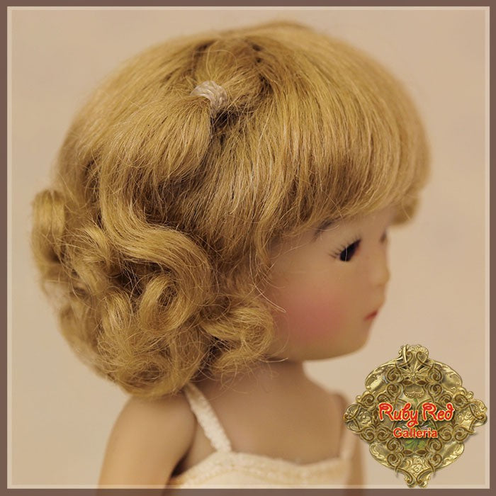 Blonde Mohair Wig for 5.5" Dolls (HD0031B)