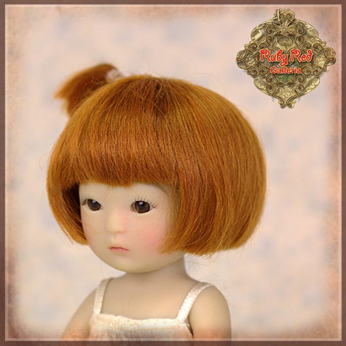 Red Mohair Wig for 5.5" Dolls (HD0032A)