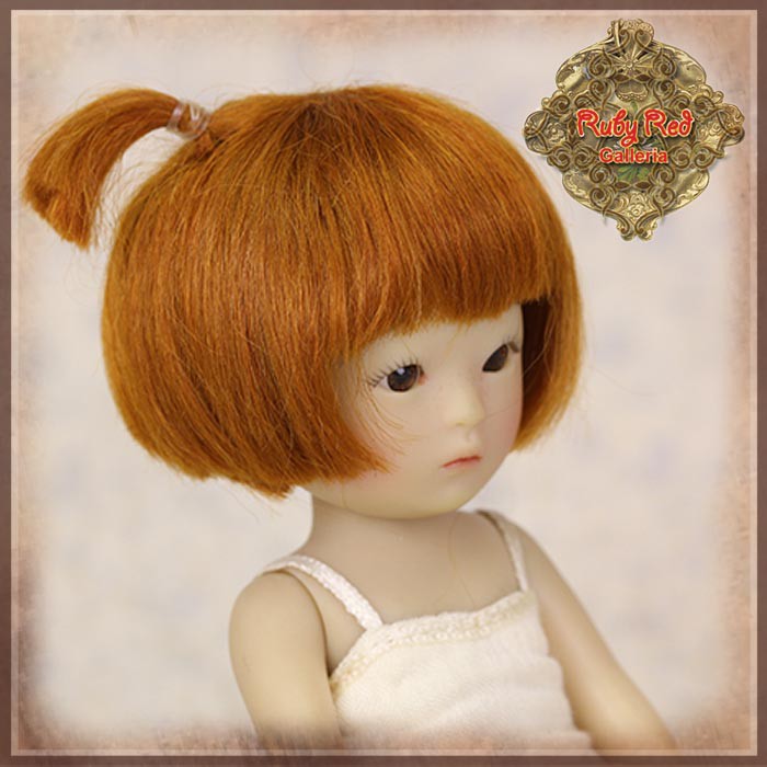 Red Mohair Wig for 5.5" Dolls (HD0032A)