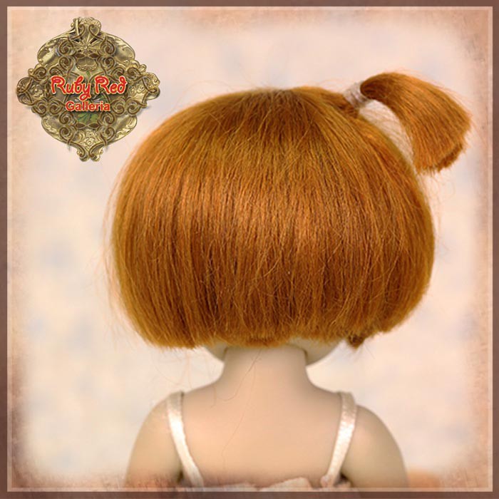 Red Mohair Wig for 5.5" Dolls (HD0032A)