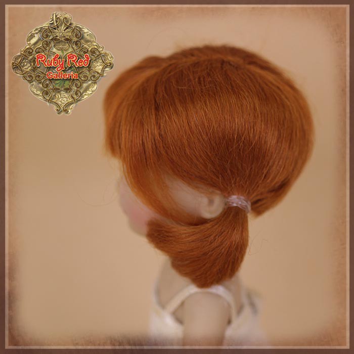 Brown Mohair Wig with Ponytails for 5.5" Dolls (HD0035A)
