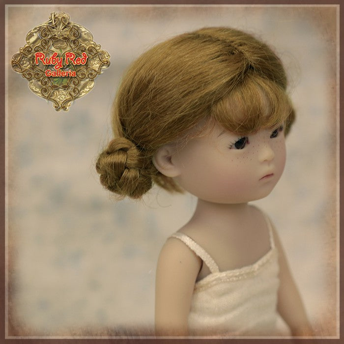 Brown Mohair Wig for 5.5" Dolls (HD0037A)