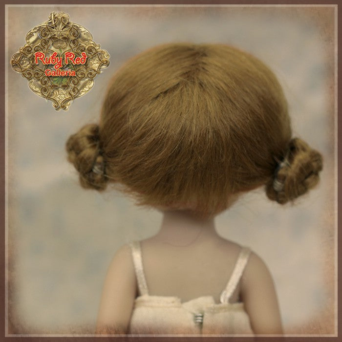 Brown Mohair Wig for 5.5" Dolls (HD0037A)