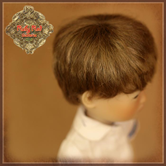 Light Brown Mohair Wig for 5.5" Dolls (HD0042A)