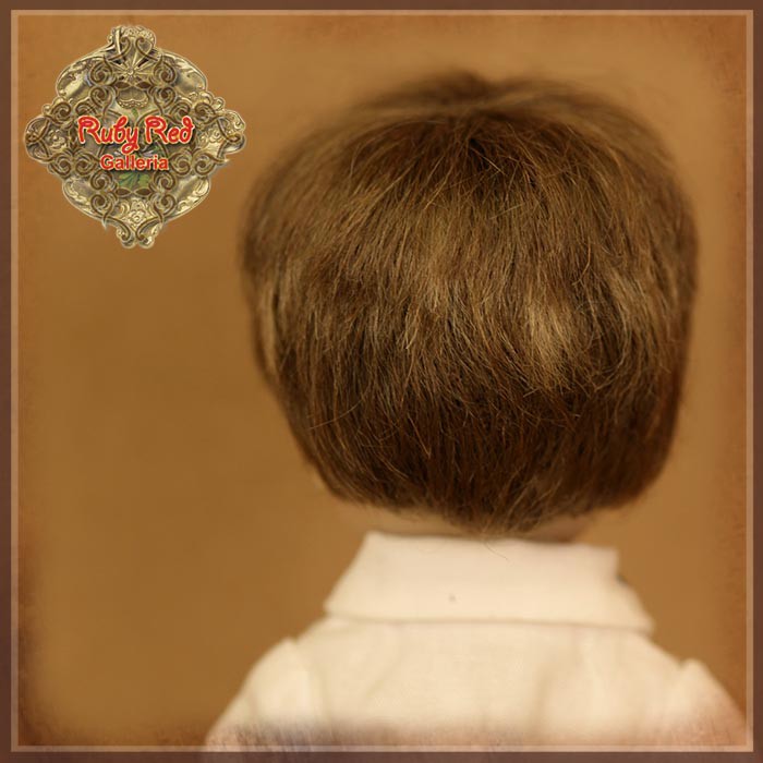 Light Brown Mohair Wig for 5.5" Dolls (HD0042A)