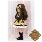 15" Girls of the Orient Gold and Black Outfit (KC0003A)