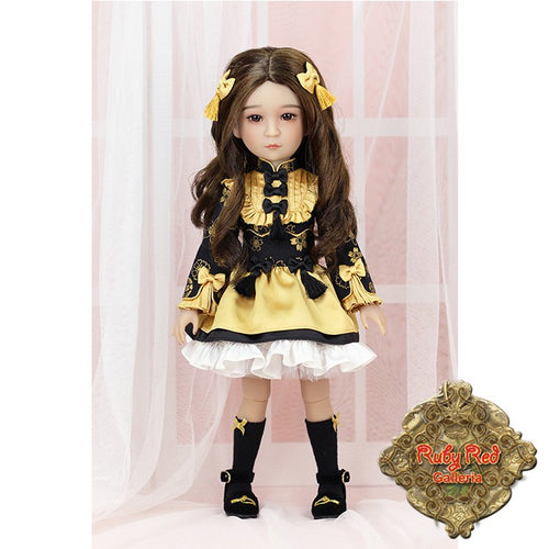 15" Girls of the Orient Gold and Black Outfit (KC0003A)