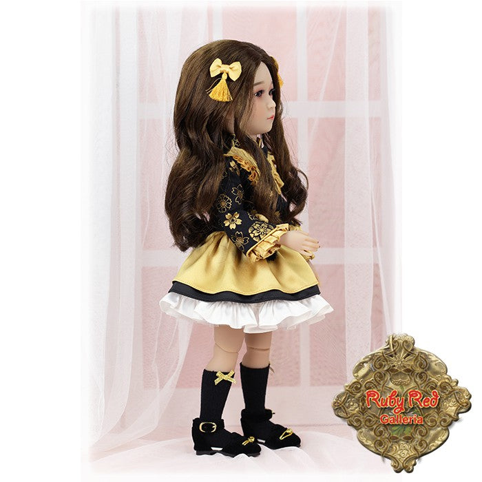 15" Girls of the Orient Gold and Black Outfit (KC0003A)