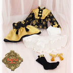 15" Girls of the Orient Gold and Black Outfit (KC0003A)