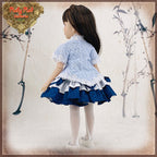 15" Girls of the Orient Blue and White Outfit (KC0011A)