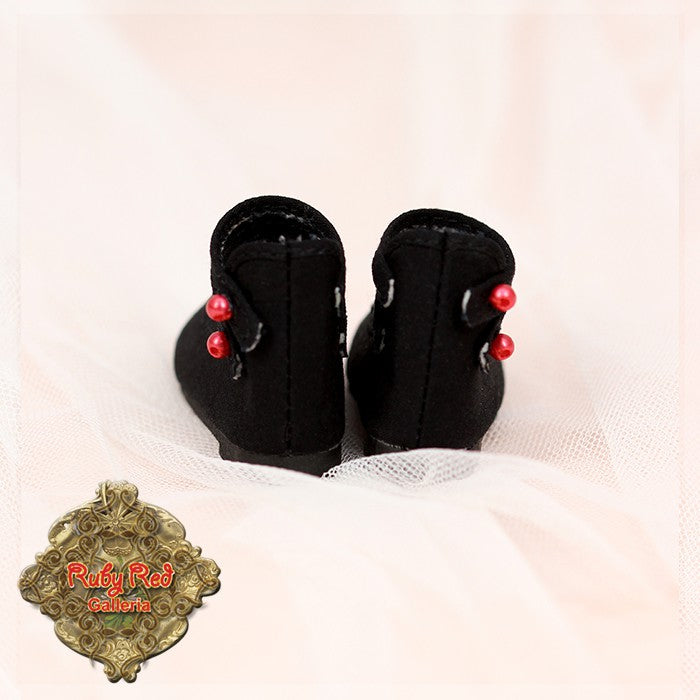 Black Shoes for 15" Dolls (KH0003B)