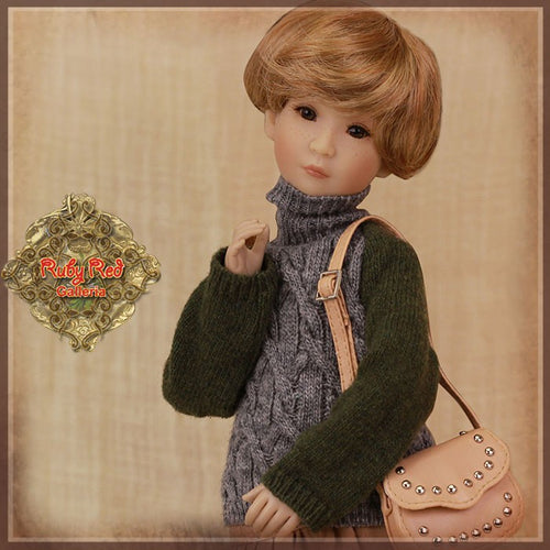 12'' Grey and Green Sweater (WC0059B)