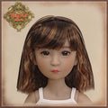 Wavy Brown with Highlights Synthetic Hair Wig for 15" Dolls (KD0004A)