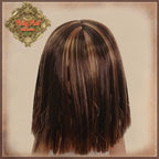 Wavy Brown with Highlights Synthetic Hair Wig for 15" Dolls (KD0004A)