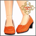 Orange High Heels for 12" Dolls (WH0003A)