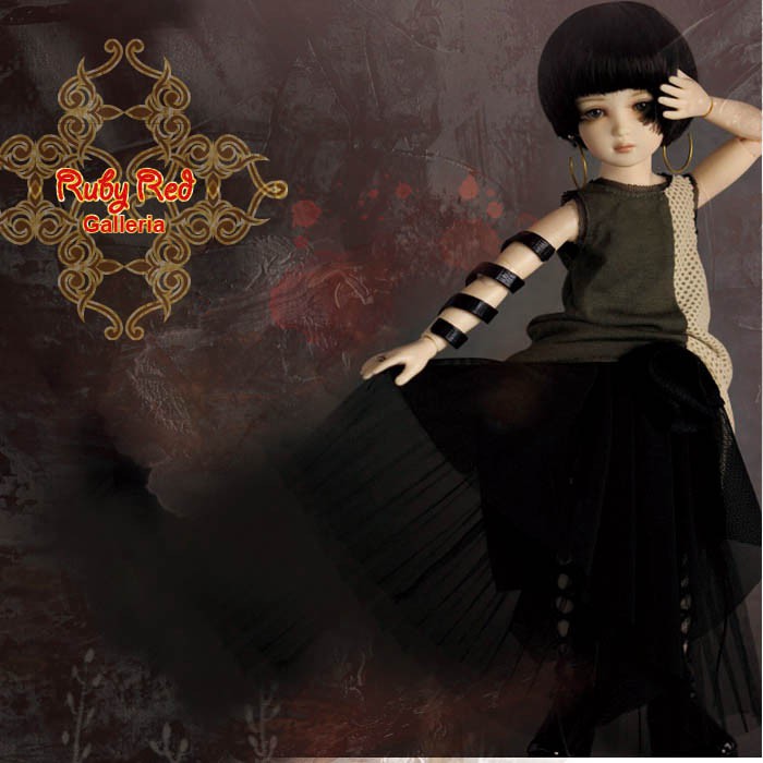 Mystery Black (with wig) - Cloth set (WC0050A)