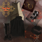 Mystery Black (with wig) - Cloth set (WC0050A)