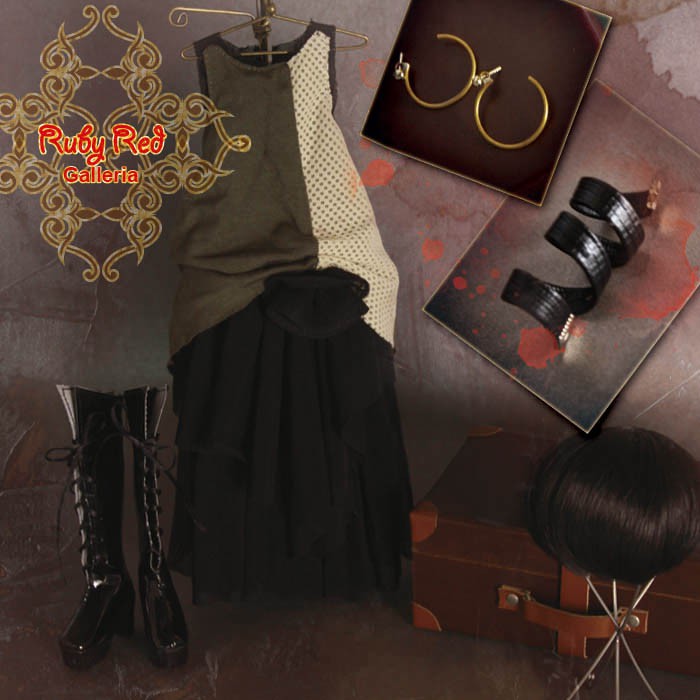 Mystery Black (with wig) - Cloth set (WC0050A)