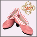 Pink Ankle Boots for 12" Dolls (WH0007A)