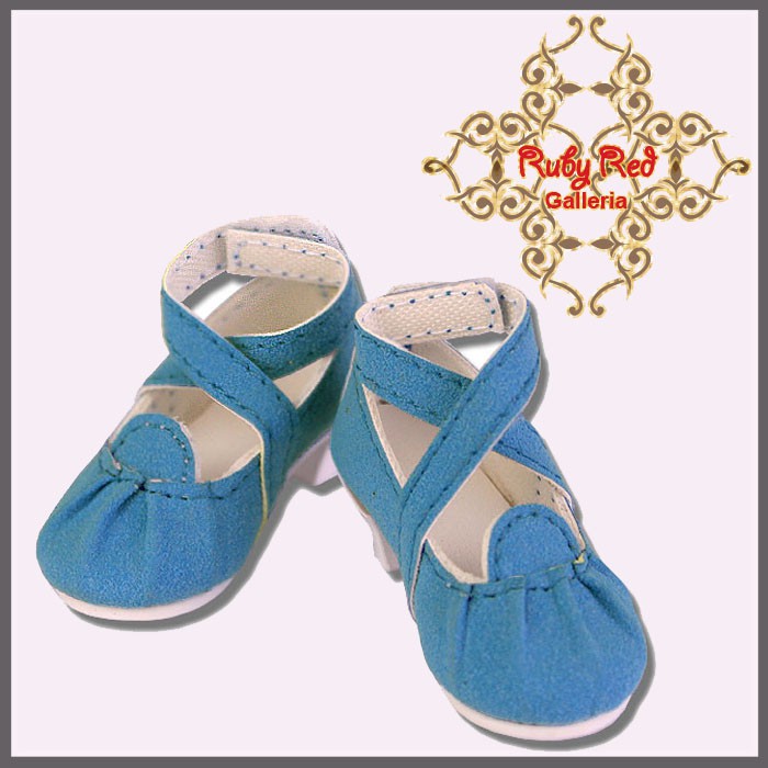 Blue High Heels for 12" Dolls (WH0008A)