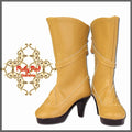 Light Brown High Heel Boots for 12" Dolls (WH0011A)