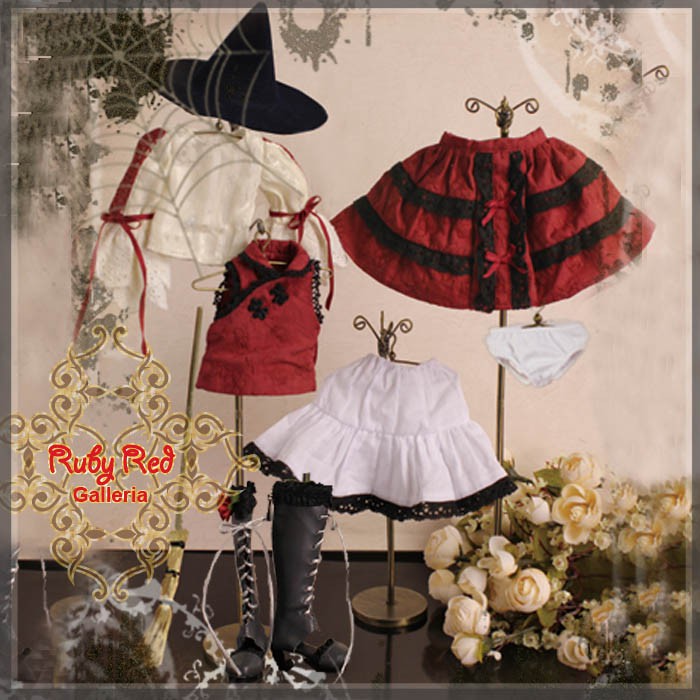 The mix culture witch (with wig) - Cloth Set (WC0040A)