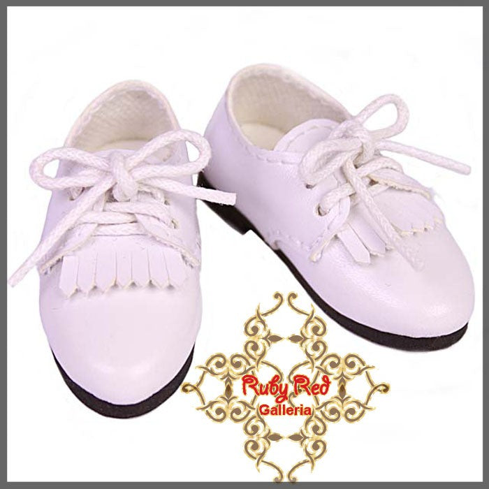 White Shoes for 12" Dolls (WH0017A)
