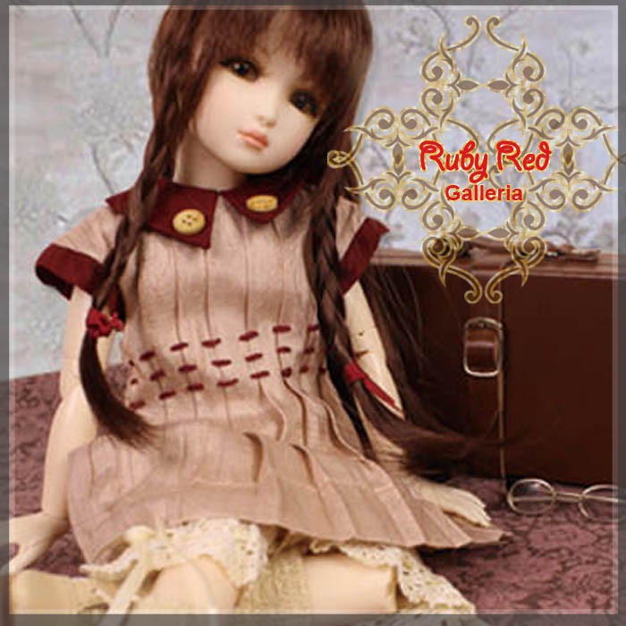 Burgundy Joy (with wig) - Cloth Set (WC0039A)