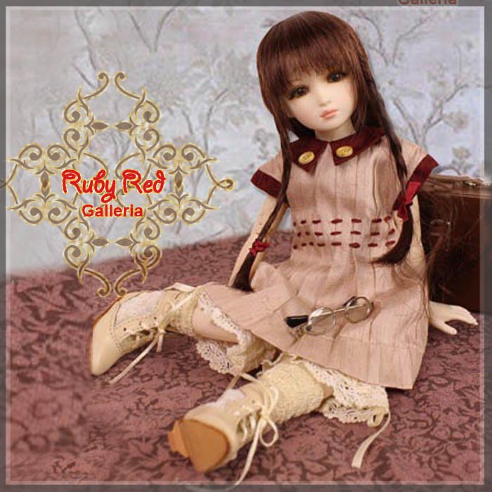Burgundy Joy (with wig) - Cloth Set (WC0039A)